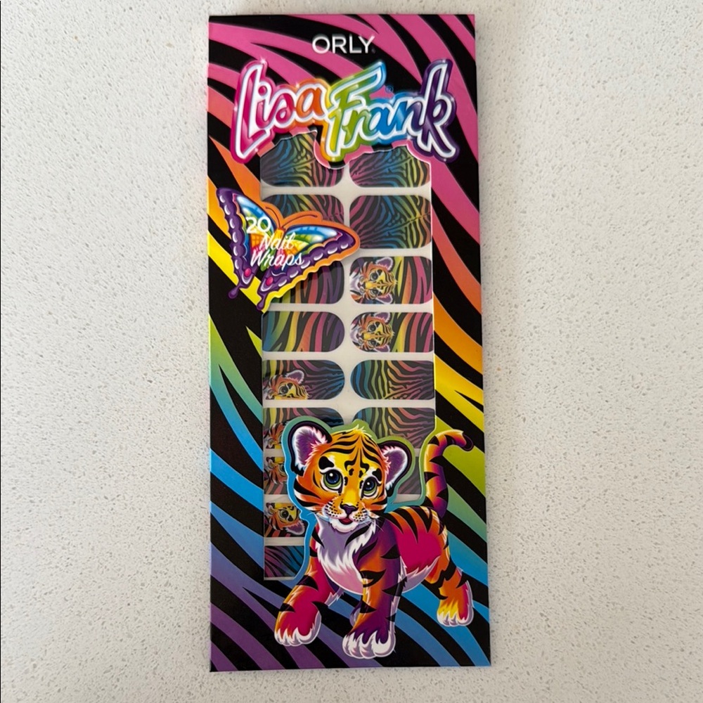 New Orly Lisa Frank Nail Wraps Hunter